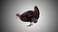 Collection d'oiseaux gréés Low Poly