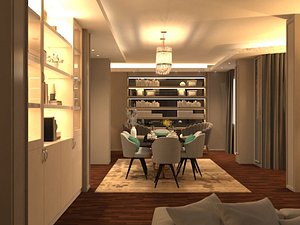 3D apartment model