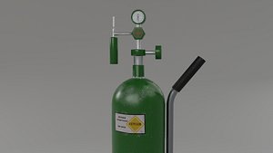 Oxygen Tank Cylinder model