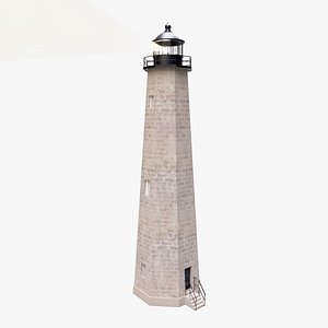 3D model Five Mile Point Lighthouse