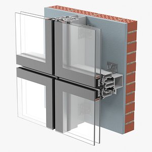 glazing construction 3D