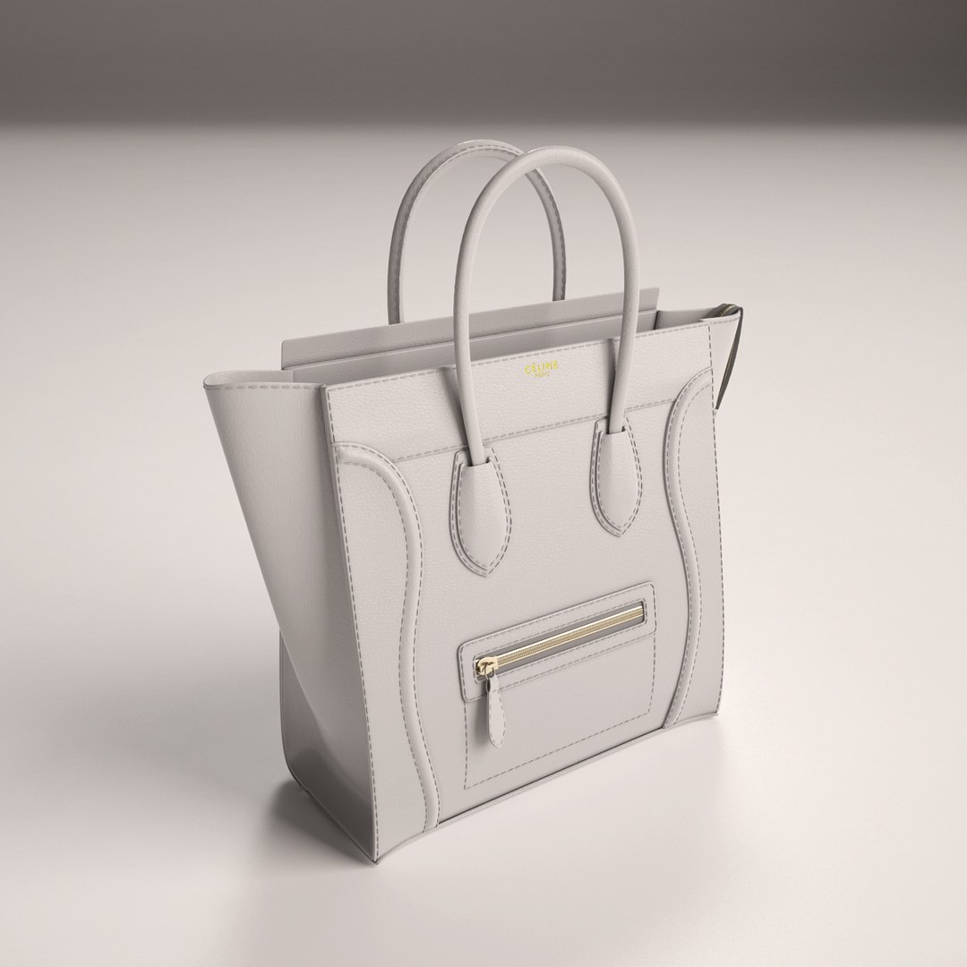 3d luxury handbag model