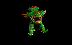 3D legged monster character