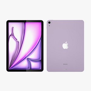 3D Apple iPad Air 11 2024 Purple