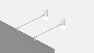 standard led arm spot 3D model