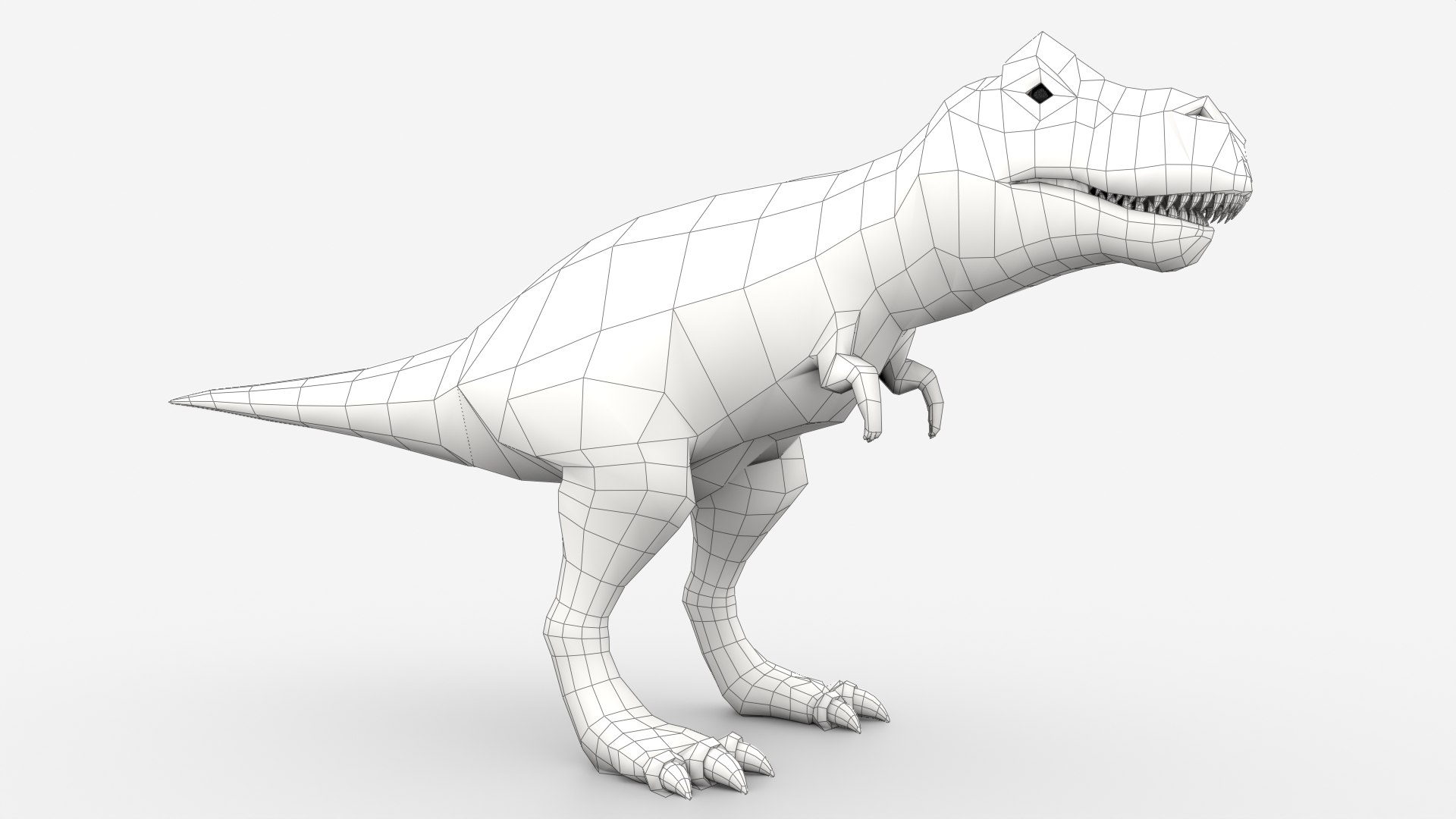 Stylized T-Rex - Rigged and Animated Run Cycle 3D model https://p.turbosquid.com/ts-thumb/Y2/7SMPiy/Ru/wireframelow/png/1768467575/1920x1080/fit_q87/0a3e807050a895b4e194273506b910c7f46bcec4/wireframelow.jpg