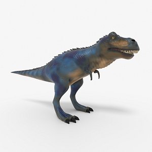 Stylized T-Rex - Rigged and Animated Run Cycle 3D model