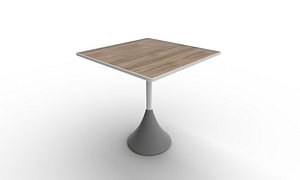 3D concreto square table interior furniture