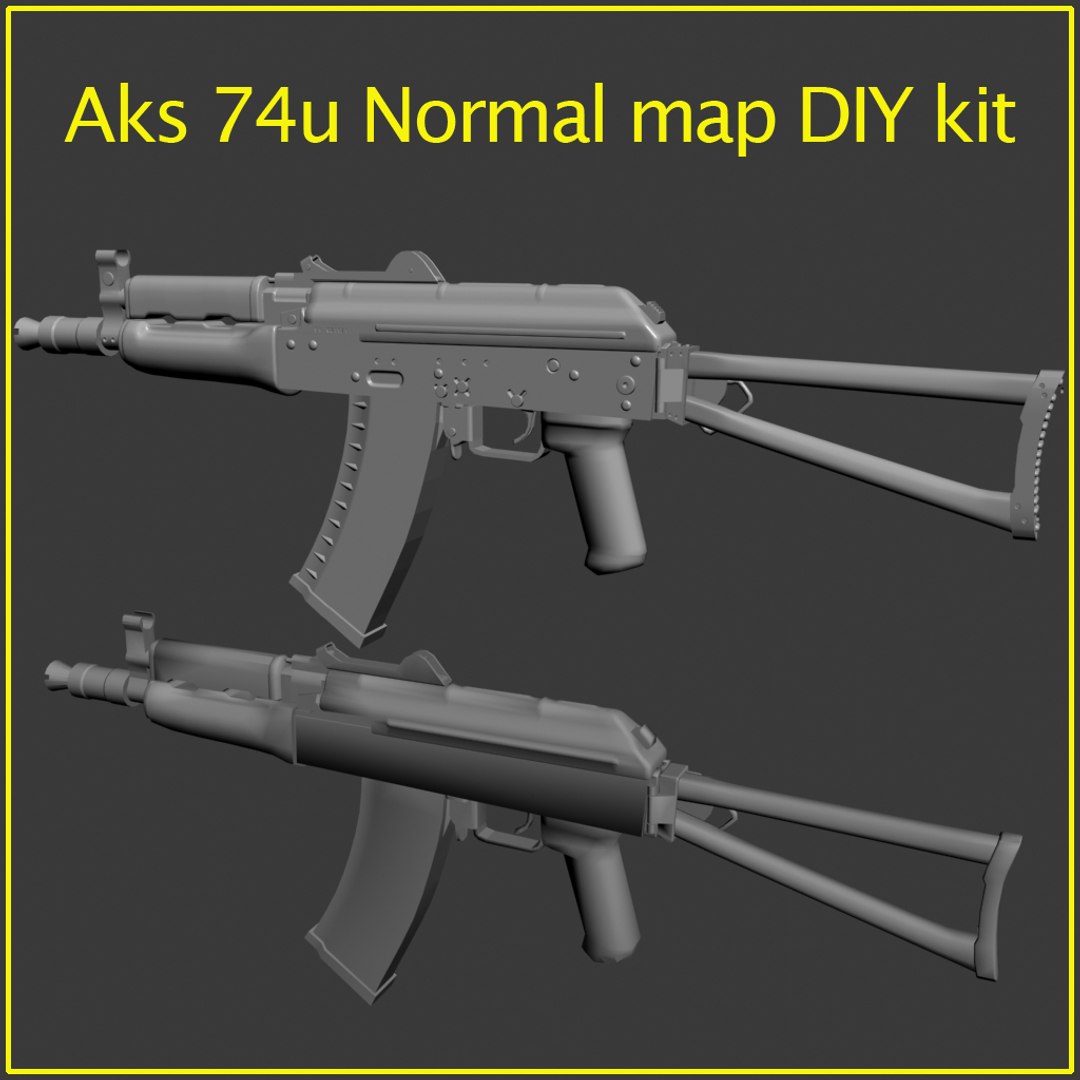 Aks 74u Kit Diy 3d Model