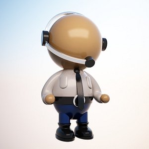 Cartoon Operator Character (Male)
