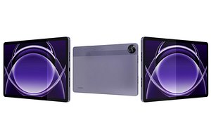 Realme Pad 2 Lite Violet Low Poly 3D model