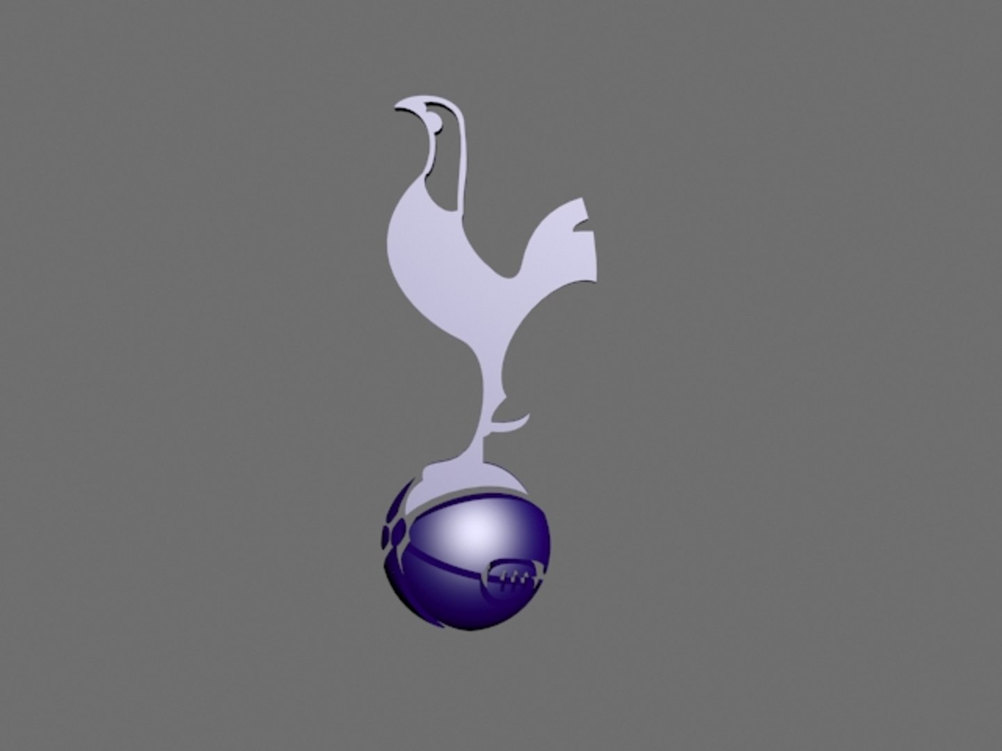 STL file Tottenham Hotspur FC Logo 🥅・3D printable design to