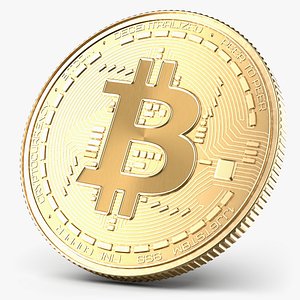 3D model bitcoin bit coin