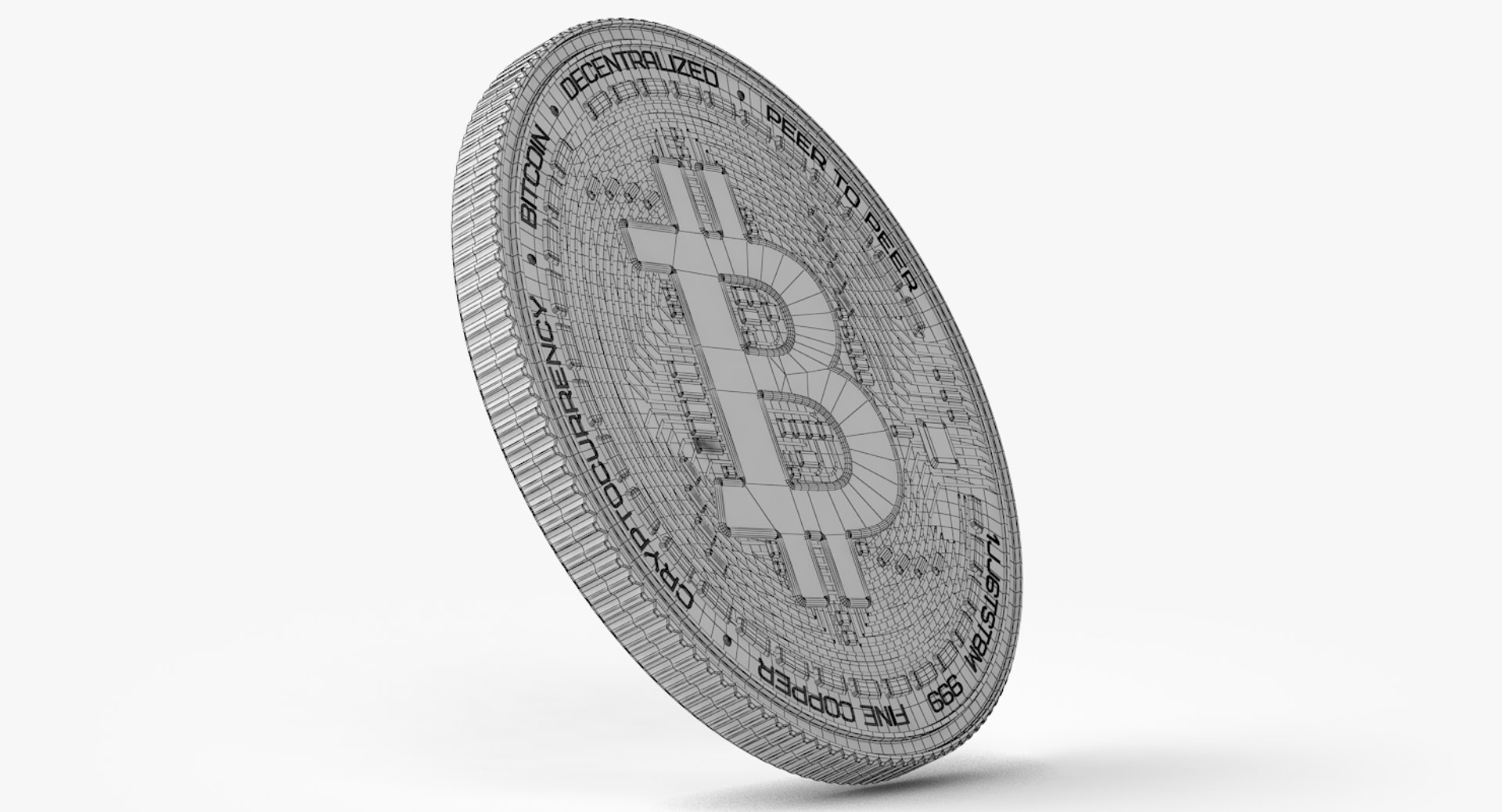 3D Model Bitcoin Bit Coin - TurboSquid 1243387