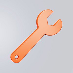 wrench 3d icon