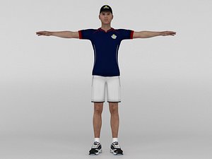 Male Tennis Player model