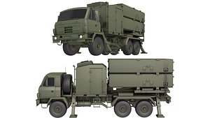 3D model Mobilni obalni lanser RBS 15