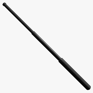 3d telescopic baton model