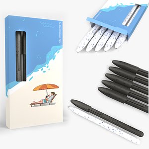 3D Pen Box - 3D Mockup