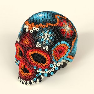 3D skull huichol