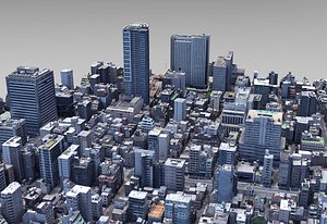 Tokyo City photogrammetry 8 3D