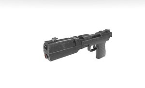 3D modern pistol model