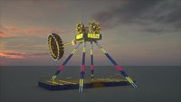 Funfair Crazy Vertical Rider model