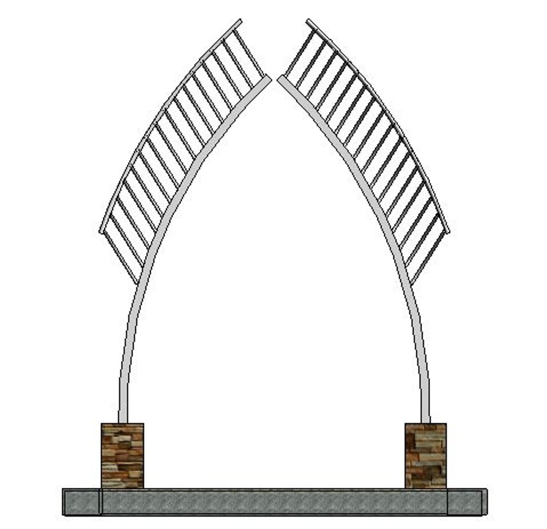 modern shade 3d model