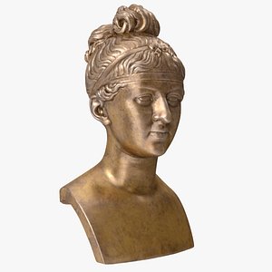 Ida Brun Bronze Bust 3D