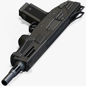 3D model Mag-7 Shotgun - LowPoly Mobile Ready
