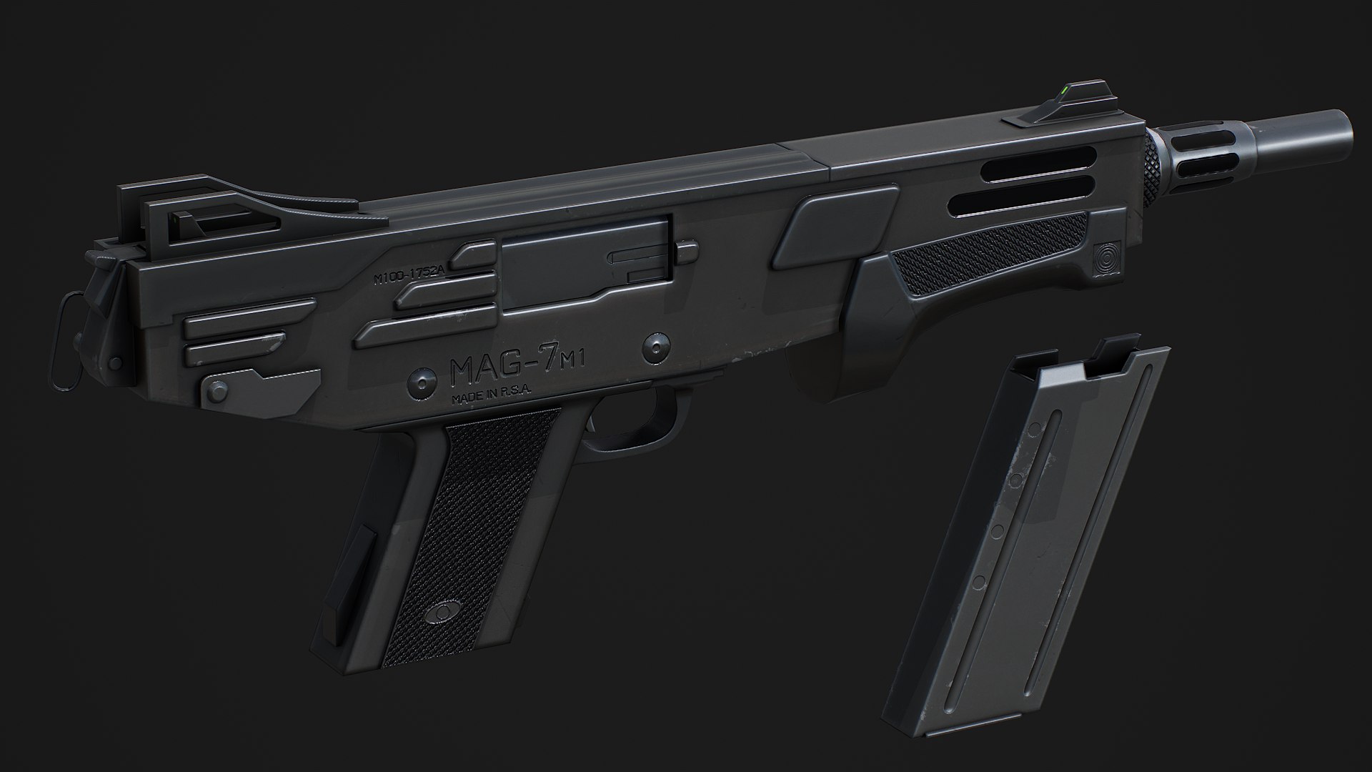 3D Model Mag-7 Shotgun - LowPoly Mobile Ready - TurboSquid 2071448