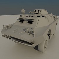 BRDM 2 soviet military vehicle