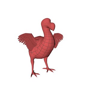 mesh dodo bird 3D model