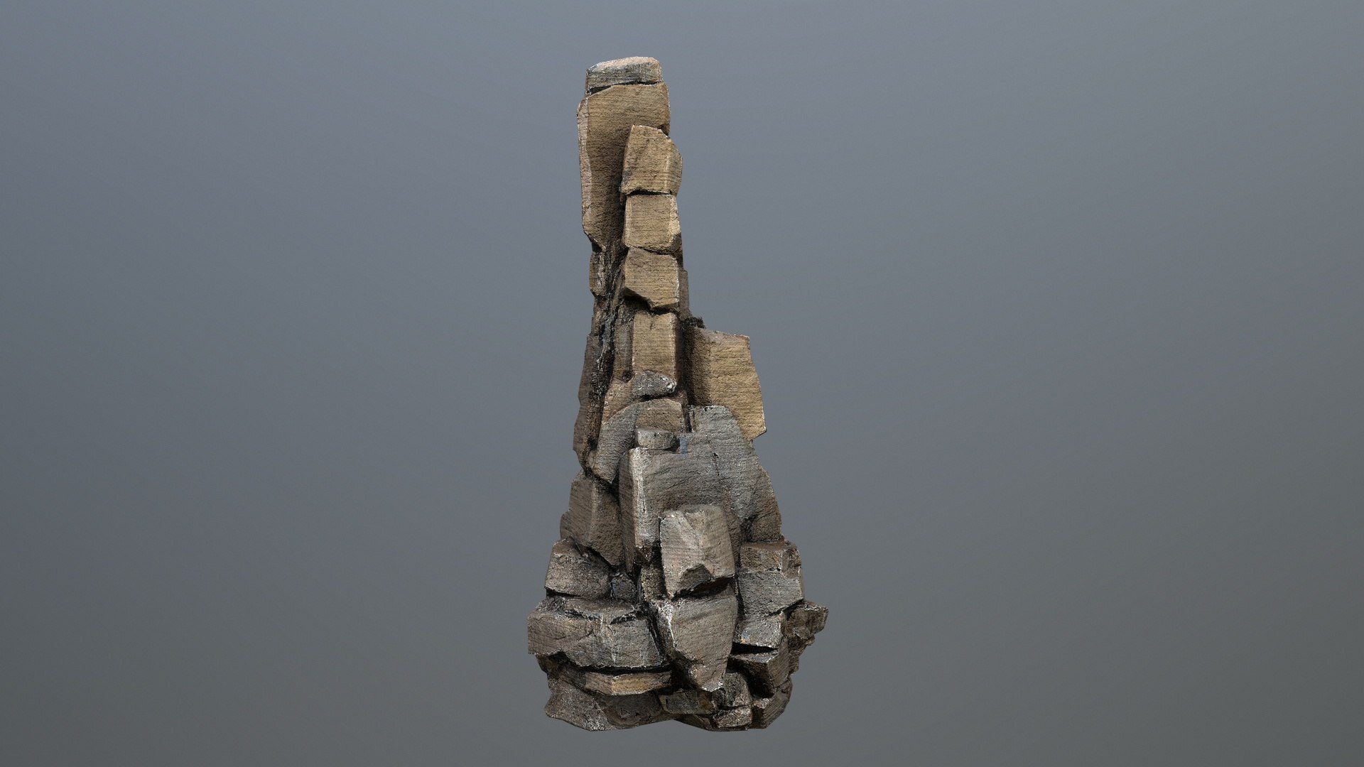 3D Model Cliff Rocks - TurboSquid 2189335