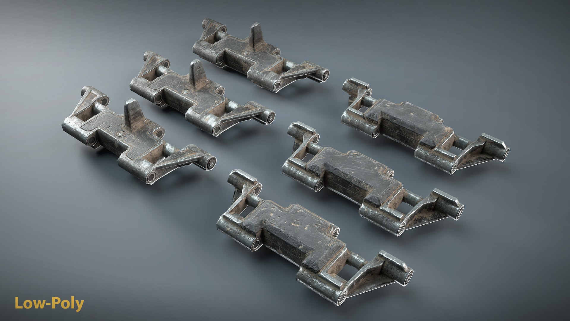 3D M2 Bradley and M270 MLRS Tracks model - TurboSquid 1929241