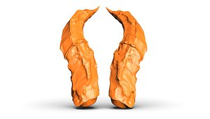 HORN 6 high poly sculpt 3D model 3D model
