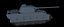 Carro armato Panzer V Panther tedesco LowPoly isometrico