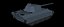 Carro armato Panzer V Panther tedesco LowPoly isometrico