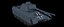 Carro armato Panzer V Panther tedesco LowPoly isometrico