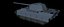 Carro armato Panzer V Panther tedesco LowPoly isometrico