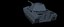 Carro armato Panzer V Panther tedesco LowPoly isometrico