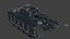 Carro armato Panzer V Panther tedesco LowPoly isometrico