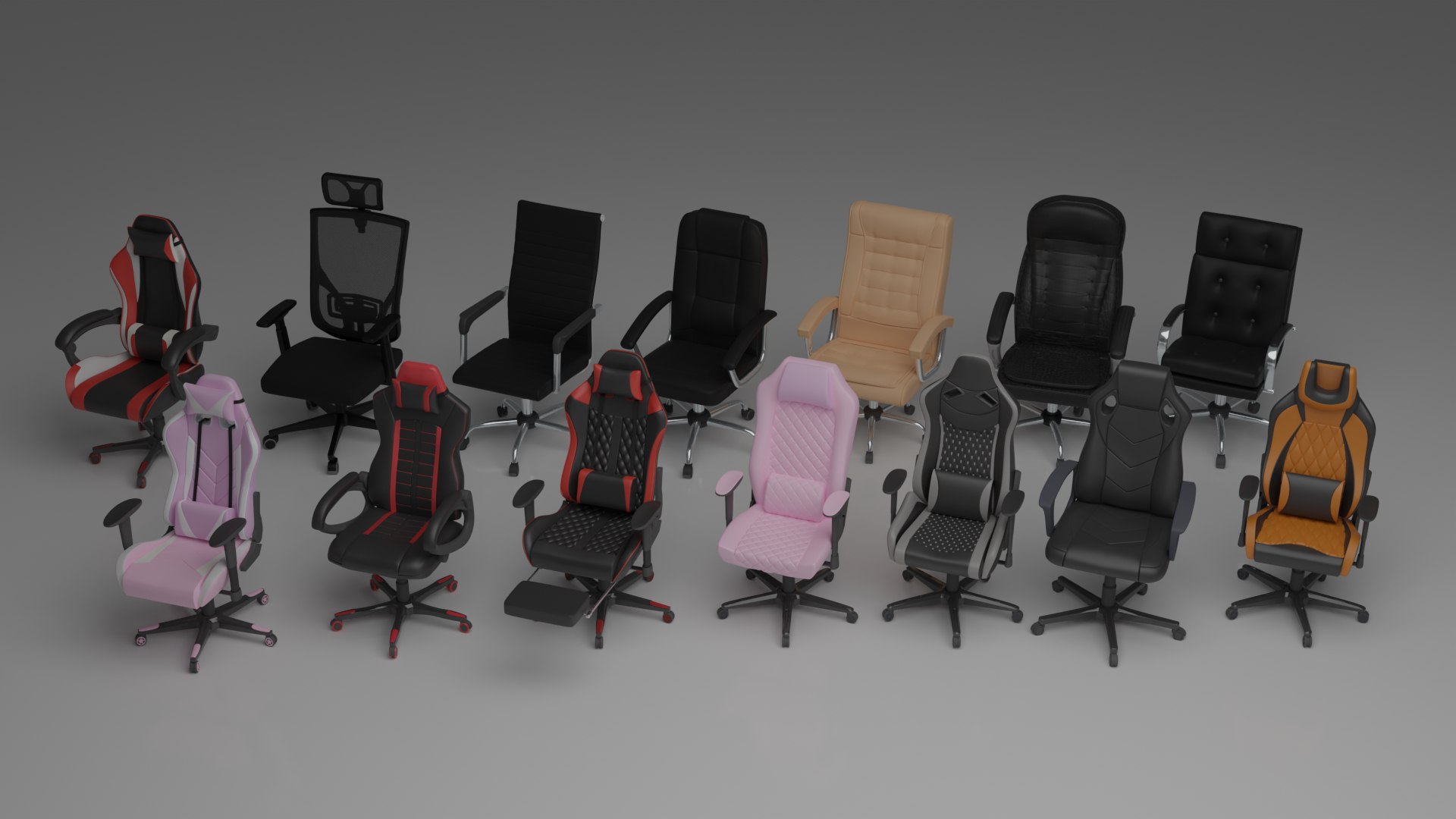 Generic Chairs Bundle 3D - TurboSquid 2067548