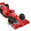 formula car rigged red 3d max