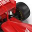 formula car rigged red 3d max