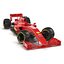 formula car rigged red 3d max