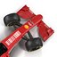 formula car rigged red 3d max