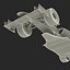 formula car rigged red 3d max
