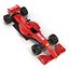 formula car rigged red 3d max
