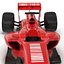formula car rigged red 3d max